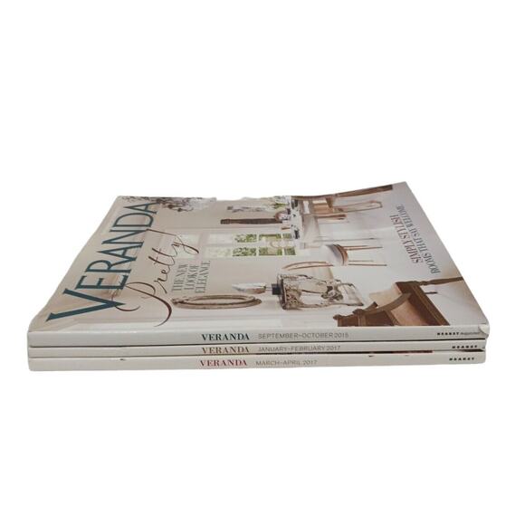 Lot Of 3 VERANDA Magazines 2015 2017 January & March, September Issues Decorate - Picture 13 of 13